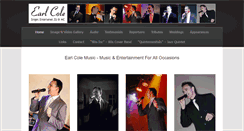 Desktop Screenshot of earlcolemusic.com