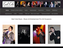 Tablet Screenshot of earlcolemusic.com